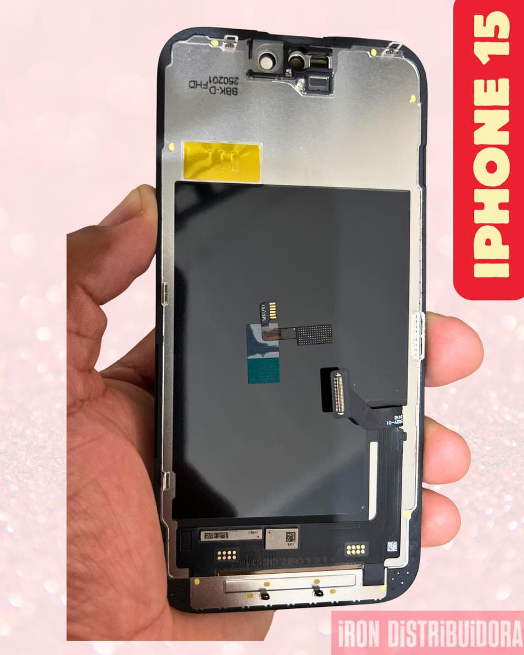 Display iPhone 15 AMOLED 120Hz